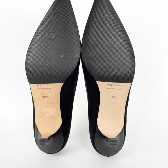 New PANCALDI for Diane B. Satin Pointed Toe  Mid Low Heels Wedding Guest Formal - Picture 6 of 9